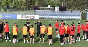A Milli Futbol Takımı maç hazırlıklarını sürdürüyor