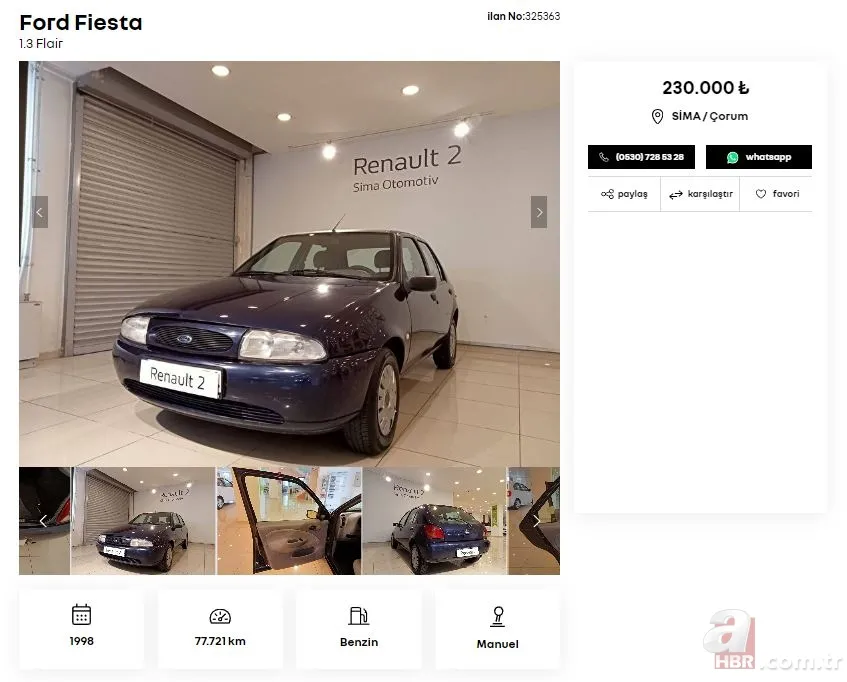 230 bin TL’ye dahi araç var! Renault fabrikada yenilediği ikinci el araç modellerini ve fiyatlarını açıkladı! Renault, Peugeot, Fiat, Volkswagen, Hyundai, Opel… 4