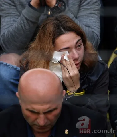 Galatasaray - Fenerbahçe derbisinde tribünde rahatsızlanarak hayatını kaybeden Koray Şener son yolculuğuna uğurlandı 7