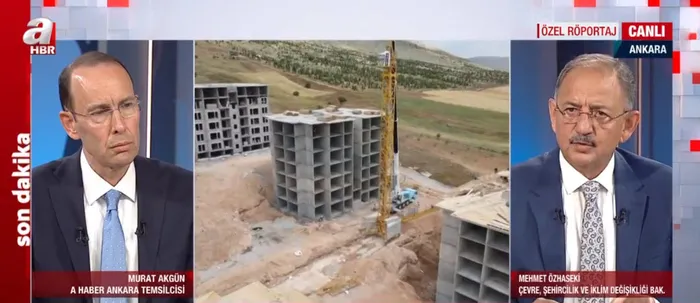 Çevre, Şehircilik ve İklim Değişikliği Bakanı Mehmet Özhaseki A Haber’de açıkladı! İstanbul’a özel dönüşüm yasası geliyor