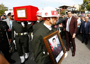 Şehitlerimizi uğurladık
