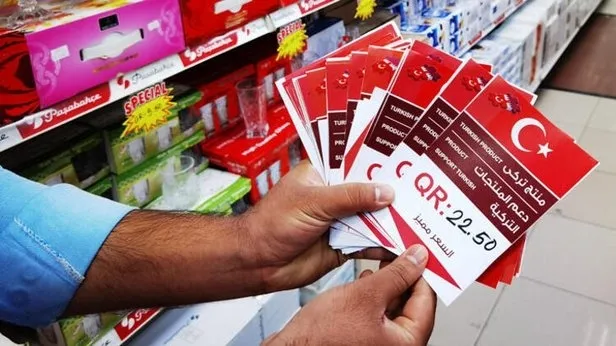 Türk mallarına boykota karşı hamle! O ürünlere Türk bayrağı ve Türk malı ibaresi yerleştirdi