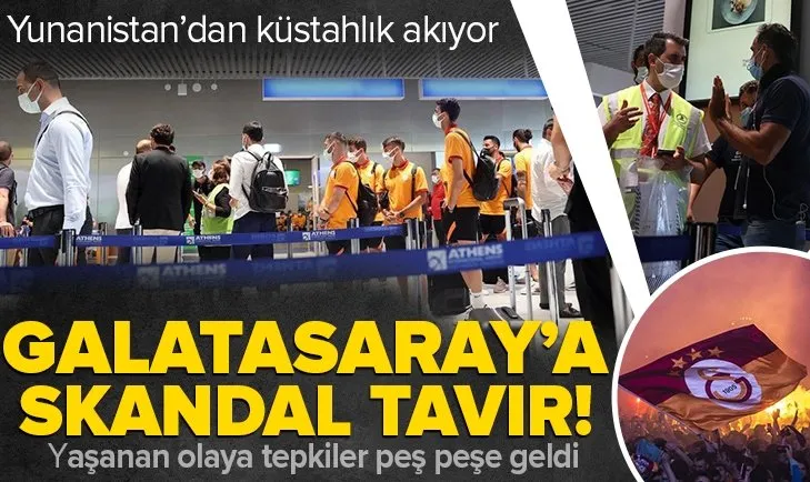 Galatasaray’a skandal tavır!