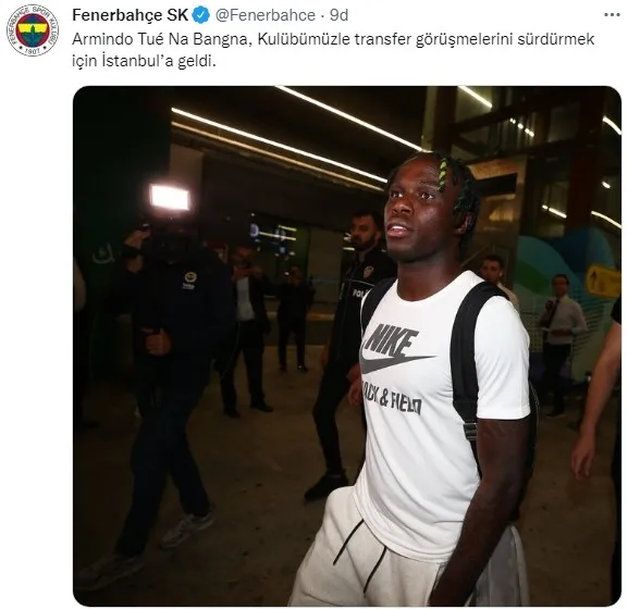 Son dakika: Fenerbahçe’nin yeni transferi Bruma İstanbul’da