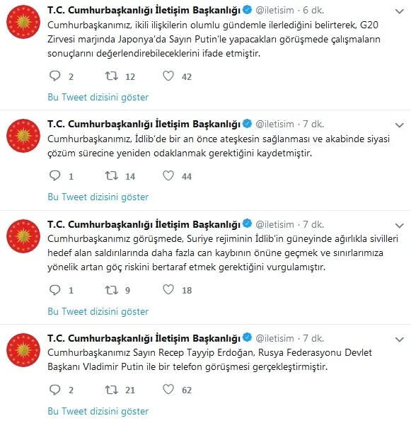 Son dakika: Erdoğan ile Putin’den kritik görüşme