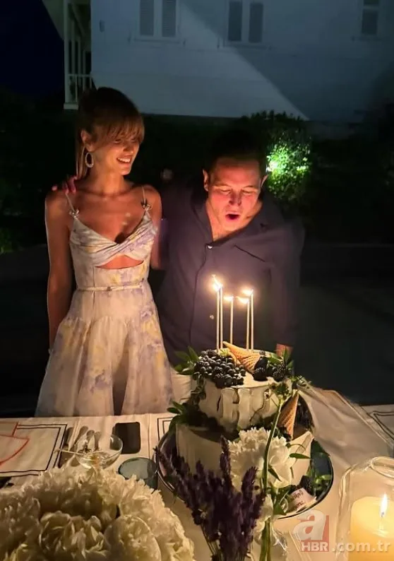 Sosyal medyaya bomba gibi düştü! Hande Erçel Hacı Sabancı'nın doğum gününde görüntülendi 5