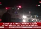 Son dakika: Çığ altında kalan minibüse ulaşıldı! Van Valisi Bilmez son durumu A Haber canlı yayınında açıkladı |Video