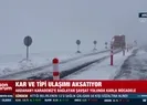 Kar ve tipi ulaşımı aksatıyor