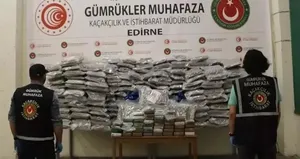 Edirne’de bu yıl 3 ton 360 kilogram uyuşturucu ele geçirildi