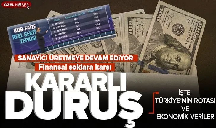 Finansal şoklara karşı kararlı duruş! Sanayici üretmeye devam ediyor
