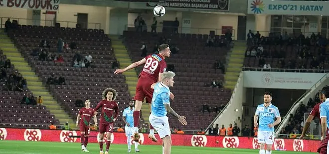 Hatayspor son anda geri döndü! Hatayspor 1-1 Trabzonspor MAÇ SONUCU-ÖZET