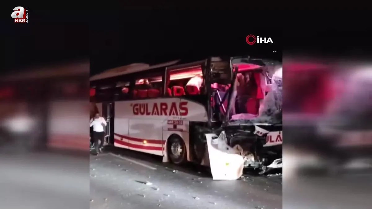 Alanya’da otobüs ile tır çarpıştı: 5 yaralı