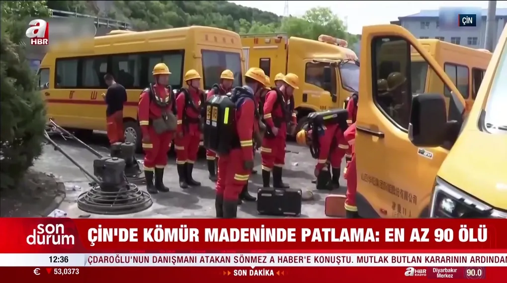 Çin'de kömür madeninde patlama: 90 ölü