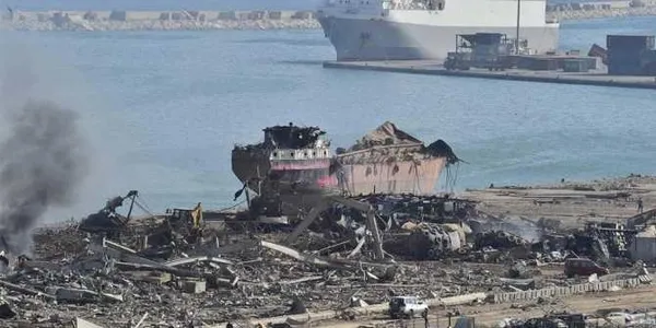 Lübnan’daki patlamada hasar gören gemi Türkiye’de onarılacak