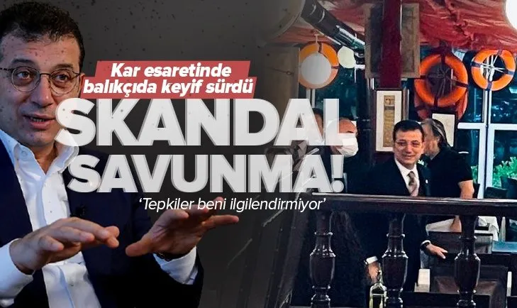 CHP’li İBB Başkanı Ekrem İmamoğlu’ndan akılalmaz savunma: Tepkiler beni ilgilendirmiyor