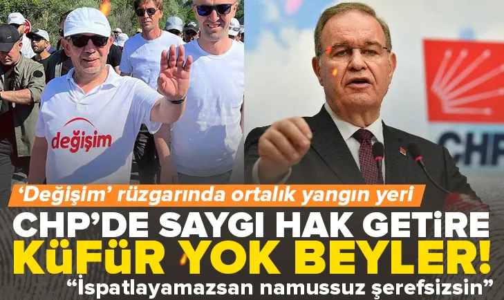 CHPde saygı hak getire!