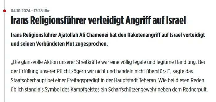 Hamaney’in konuşması dünya basınında böyle yer buldu: İran kesinlikle bir tehdit