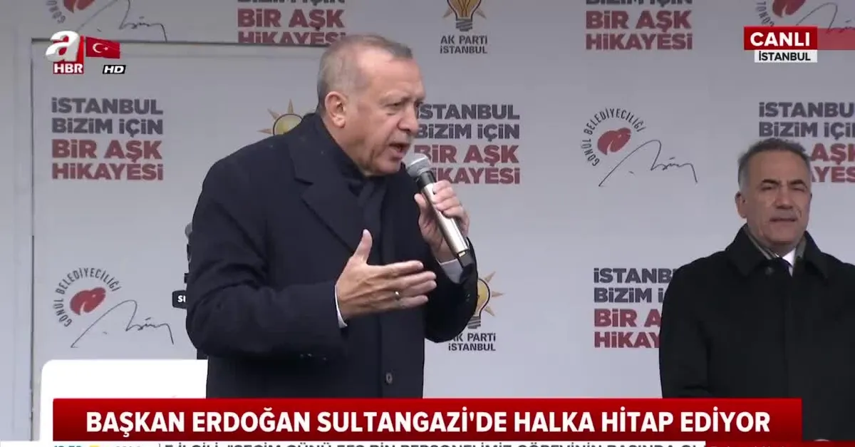 Başkan Erdoğan Sultangazi'de konuştu