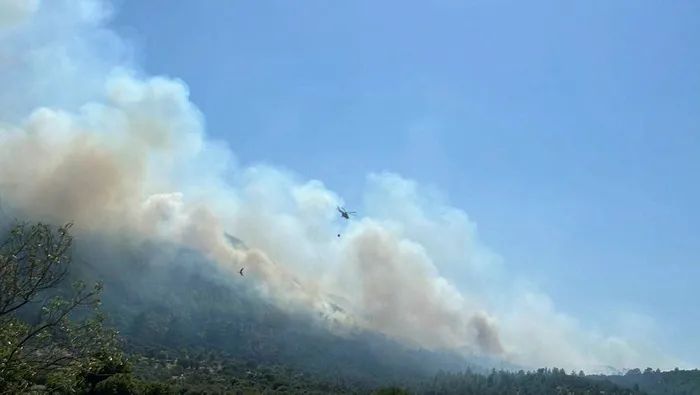 1720531190169.jpeg Bodrum'da orman yangını kontrol altında! Havadan ve karadan müdahale sürüyor - 1