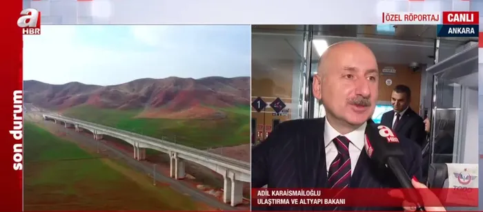 Ankara - Sivas hızlı treni ilk seferi için başkentten hareket etti! Ulaştırma ve Altyapı Bakanı Adil Karaismailoğlu'ndan A Haber'e özel açıklamalar - 6