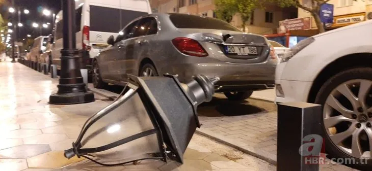 Son dakika | Otomobiller ağır hasar gördü! Denizli'de fırtına yıktı geçti