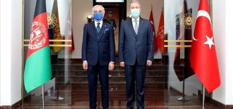 Son dakika: Bakan Akar, Afganistan Milli Uzlaşı Yüksek Konseyi Başkanı Abdullah ile görüştü