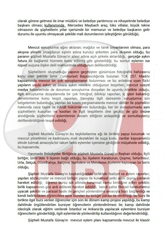 İzmir Güzelbahçe Belediyesi'ne rüşvet operasyonunda gelişme! Belediye Başkanı tutuklandı | Soruşturma tutanağına ahaber.com.tr ulaştı - 5
