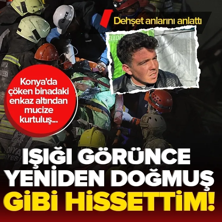 Çöken binanın enkazından kurtulanlar yaşadıklarını anlattı