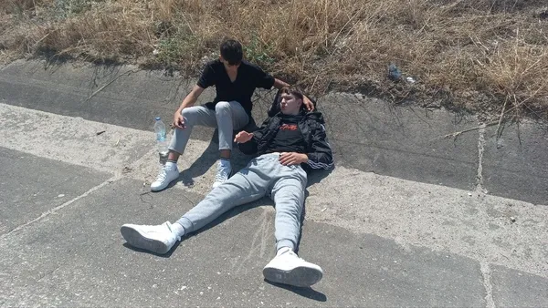 1692804382535.jpg Edirne'de ilginç kaza! Çarptığı araba bakın kimin çıktı - 2