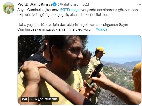 Başkan Erdoğan'dan orman işçilerine teşekkür - 3