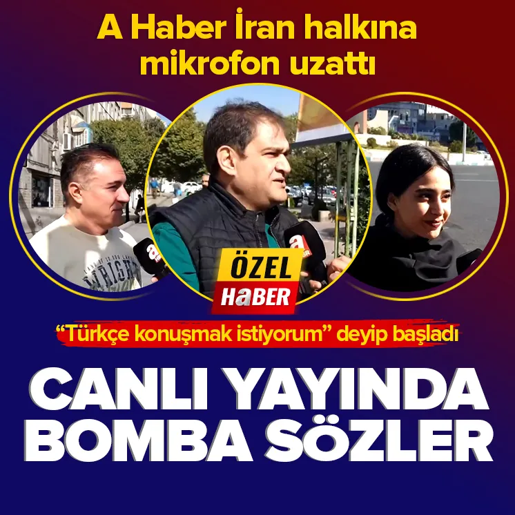 A Haber İranlılara mikrofon uzattı