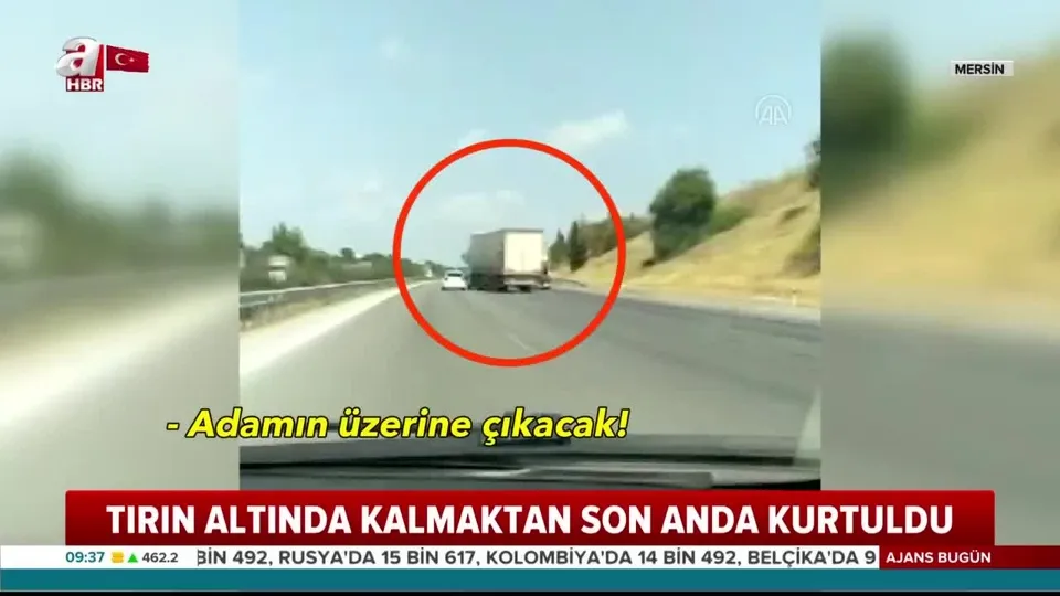 TIR sürücüsü trafikte terör estirdi
