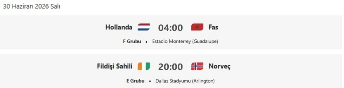 2026-fifa-dunya-kupasinda-son-durum-son-32ye-kalan-takimlar-puan-durumu-bugunun-sonuclari-yarinin-maclari-ve-f-1782578474097.jpg 2026 Dünya Kupası'nda son durum: Son 32'ye kalanlar ve puan durumu - 12