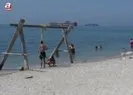 Plaj var tuvalet ama soyunma kabini yok