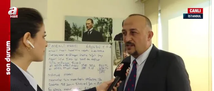 Emekli ve memur zamları için net oran verdi! En düşük bu miktarı alacaklar! Ekonomist Muhammed Bayram A Haber'de açıkladı - 8