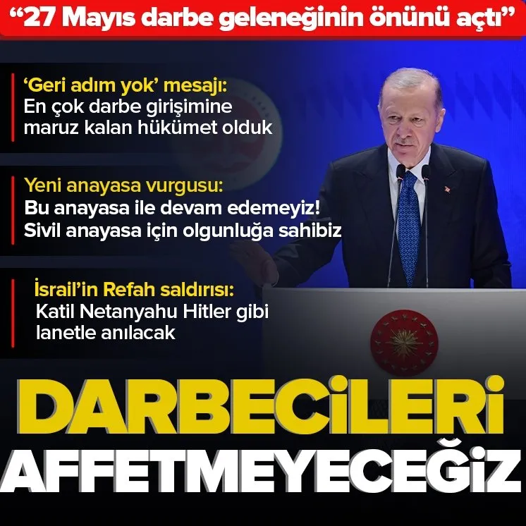 Başkan Erdoğan: Darbecileri affetmeyeceğiz