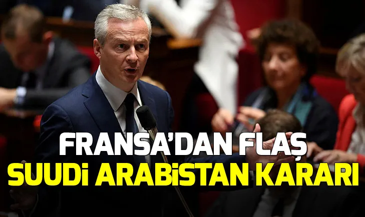Fransadan flaş Suudi Arabistan kararı