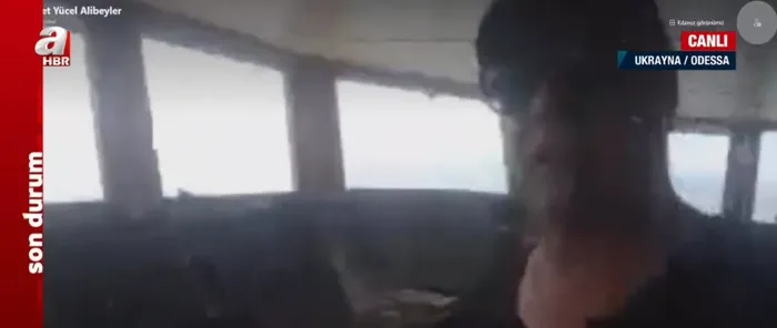 Türk gemi kaptanı Ahmet Yücel Alibeyler A Haber’de! Tahıl koridorundan canlı yayın