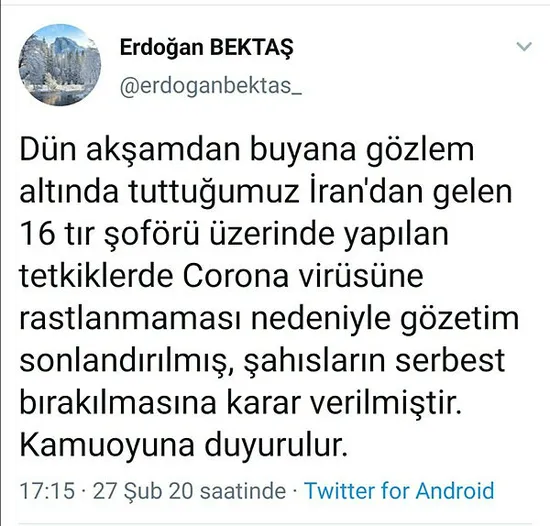 Zonguldak Valiliğinden koronavirüs açıklaması - 1