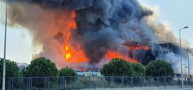 Tuzla’daki fabrika yangınında patlama! Yaralılar var
