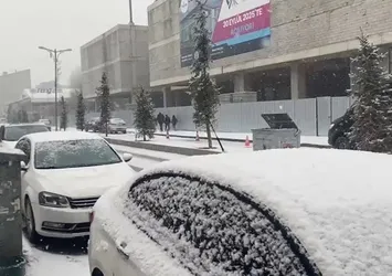 Patnos'ta kar yağışı