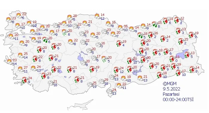 Son dakika: Meteorolojiden o iller için flaş kuvvetli yağış uyarısı! İstanbul, Ankara ve İzmir'de hava nasıl olacak? - 5