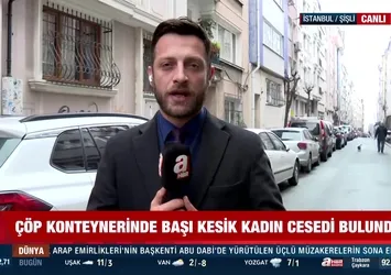 Çöp konteynerinde başsız ceset bulundu!
