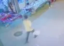Mağazaya giren kurbanlık koyun paniği kamerada