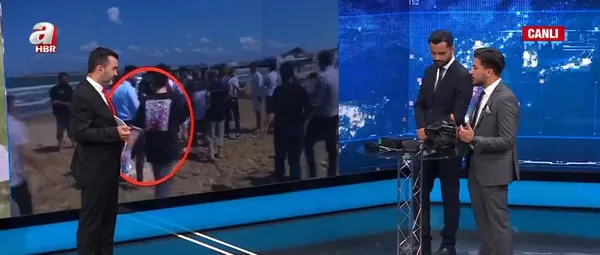 İBB’ye bağlı cankurtaranların darbettiği A Haber ekibi canlı yayında o anları anlattı