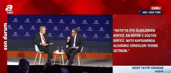 Başkan Erdoğan’dan 13. Concordia Yıllık Zirvesi’nde kritik açıklamalar: Yeni bir dünya inşa edeceğiz