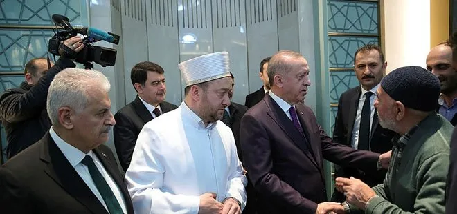 Son dakika: Başkan Erdoğan Cuma namazını Millet Camisi’nde kıldı