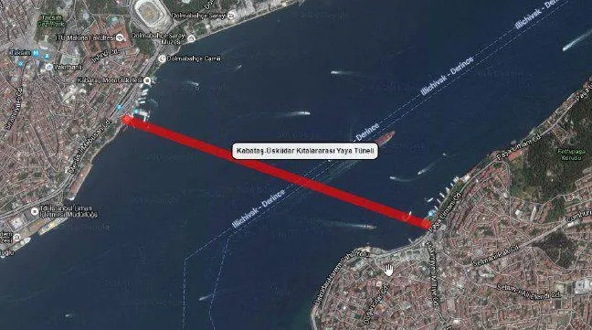 Boğaz'ın altından geçecek yaya yolu için keşif - 1