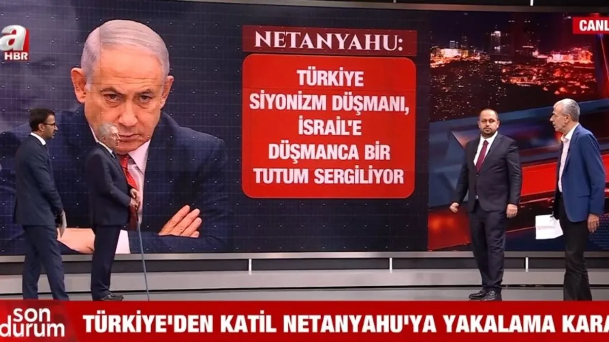 Türkiye’den katil Netanyahu’ya yakalama kararı! A Haber’de çarpıcı detay