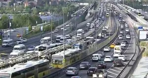 İstanbul’da trafik yoğunluğu!